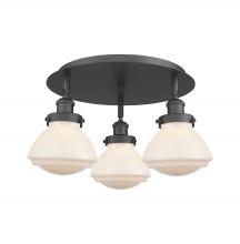 Innovations Lighting 916-3C-BK-G321 - Olean - 3 Light - 19 inch - Matte Black - Semi-Flush Mount