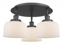 Innovations Lighting 916-3C-BK-G71 - Cone - 3 Light - 20 inch - Matte Black - Semi-Flush Mount