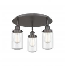Innovations Lighting 916-3C-OB-G314 - Dover - 3 Light - 16 inch - Oil Rubbed Bronze - Semi-Flush Mount