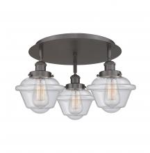 Innovations Lighting 916-3C-OB-G534 - Oxford - 3 Light - 19 inch - Oil Rubbed Bronze - Semi-Flush Mount