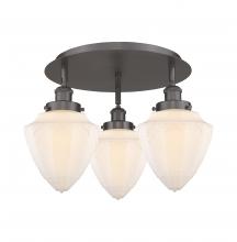 Innovations Lighting 916-3C-OB-G661-7 - Bullet - 3 Light - 18 inch - Oil Rubbed Bronze - Semi-Flush Mount