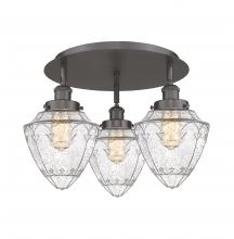 Innovations Lighting 916-3C-OB-G664-7 - Bullet - 3 Light - 18 inch - Oil Rubbed Bronze - Semi-Flush Mount