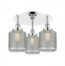Innovations Lighting 916-3C-PC-G262 - Edison - 3 Light - 18 inch - Polished Chrome - Semi-Flush Mount