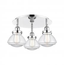Innovations Lighting 916-3C-PC-G322 - Olean - 3 Light - 19 inch - Polished Chrome - Semi-Flush Mount