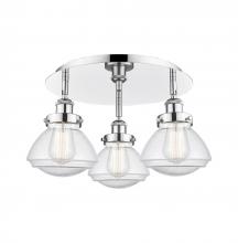 Innovations Lighting 916-3C-PC-G324 - Olean - 3 Light - 19 inch - Polished Chrome - Semi-Flush Mount
