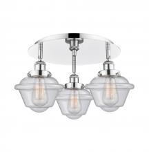 Innovations Lighting 916-3C-PC-G534 - Oxford - 3 Light - 19 inch - Polished Chrome - Semi-Flush Mount