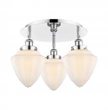 Innovations Lighting 916-3C-PC-G661-7 - Bullet - 3 Light - 18 inch - Polished Chrome - Semi-Flush Mount