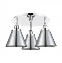Innovations Lighting 916-3C-PC-M13-PC - Appalachian - 3 Light - 20 inch - Polished Chrome - Semi-Flush Mount