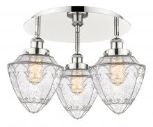 Innovations Lighting 916-3C-PN-G664-7 - Bullet - 3 Light - 18 inch - Polished Nickel - Semi-Flush Mount