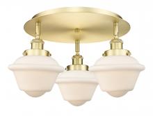 Innovations Lighting 916-3C-SG-G531 - Oxford - 3 Light - 19 inch - Satin Gold - Semi-Flush Mount