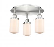 Innovations Lighting 916-3C-SN-G311 - Dover - 3 Light - 16 inch - Satin Nickel - Semi-Flush Mount