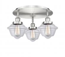 Innovations Lighting 916-3C-SN-G532 - Oxford - 3 Light - 19 inch - Satin Nickel - Semi-Flush Mount