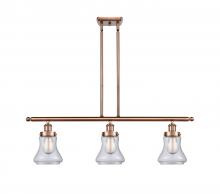 Innovations Lighting 916-3I-AC-G192 - Bellmont - 3 Light - 36 inch - Antique Copper - Stem Hung - Island Light