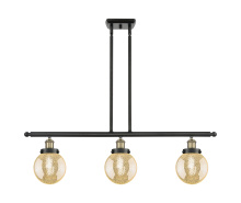 Innovations Lighting 916-3I-BAB-G208-6 - Beacon - 3 Light - 36 inch - Black Antique Brass - Stem Hung - Island Light