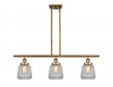 Innovations Lighting 916-3I-BB-G142 - Chatham - 3 Light - 36 inch - Brushed Brass - Stem Hung - Island Light