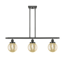 Innovations Lighting 916-3I-OB-G208-6 - Beacon - 3 Light - 36 inch - Oil Rubbed Bronze - Stem Hung - Island Light