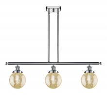 Innovations Lighting 916-3I-PC-G208-6 - Beacon - 3 Light - 36 inch - Polished Chrome - Stem Hung - Island Light