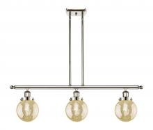 Innovations Lighting 916-3I-PN-G208-6 - Beacon - 3 Light - 36 inch - Polished Nickel - Stem Hung - Island Light