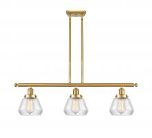 Innovations Lighting 916-3I-SG-G172 - Fulton - 3 Light - 36 inch - Satin Gold - Stem Hung - Island Light
