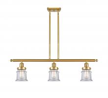 Innovations Lighting 916-3I-SG-G182S - Canton - 3 Light - 36 inch - Satin Gold - Stem Hung - Island Light