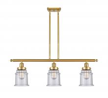 Innovations Lighting 916-3I-SG-G184 - Canton - 3 Light - 36 inch - Satin Gold - Stem Hung - Island Light