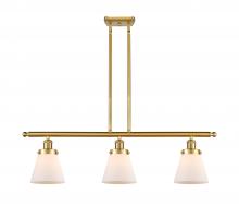 Innovations Lighting 916-3I-SG-G61 - Cone - 3 Light - 36 inch - Satin Gold - Stem Hung - Island Light