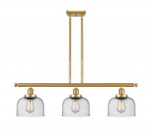 Innovations Lighting 916-3I-SG-G74 - Bell - 3 Light - 36 inch - Satin Gold - Stem Hung - Island Light