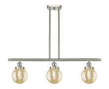 Innovations Lighting 916-3I-SN-G208-6 - Beacon - 3 Light - 36 inch - Brushed Satin Nickel - Stem Hung - Island Light