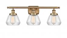 Innovations Lighting 916-3W-BB-G172 - Fulton - 3 Light - 26 inch - Brushed Brass - Bath Vanity Light