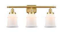 Innovations Lighting 916-3W-SG-G181 - Canton - 3 Light - 26 inch - Satin Gold - Bath Vanity Light
