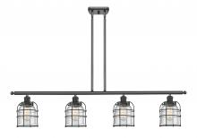 Innovations Lighting 916-4I-BK-G54-CE - Bell Cage - 4 Light - 48 inch - Matte Black - Stem Hung - Island Light
