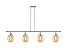 Innovations Lighting 916-4I-PN-G208-6 - Beacon - 4 Light - 48 inch - Polished Nickel - Stem Hung - Island Light