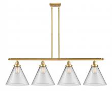 Innovations Lighting 916-4I-SG-G42-L - Cone - 4 Light - 48 inch - Satin Gold - Stem Hung - Island Light