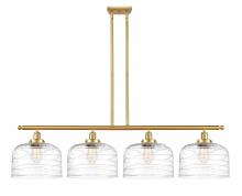 Innovations Lighting 916-4I-SG-G713-L - Bell - 4 Light - 48 inch - Satin Gold - Stem Hung - Island Light