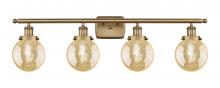 Innovations Lighting 916-4W-BB-G208-6 - Beacon - 4 Light - 36 inch - Brushed Brass - Bath Vanity Light