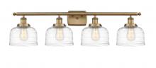 Innovations Lighting 916-4W-BB-G713 - Bell - 4 Light - 38 inch - Brushed Brass - Bath Vanity Light