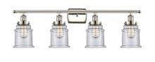 Innovations Lighting 916-4W-PN-G184 - Canton - 4 Light - 36 inch - Polished Nickel - Bath Vanity Light