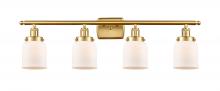 Innovations Lighting 916-4W-SG-G51 - Bell - 4 Light - 36 inch - Satin Gold - Bath Vanity Light