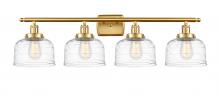 Innovations Lighting 916-4W-SG-G713 - Bell - 4 Light - 38 inch - Satin Gold - Bath Vanity Light