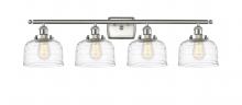 Innovations Lighting 916-4W-SN-G713 - Bell - 4 Light - 38 inch - Brushed Satin Nickel - Bath Vanity Light