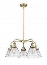 Innovations Lighting 916-5CR-AB-G42 - Cone - 5 Light - 26 inch - Antique Brass - Chandelier