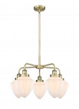 Innovations Lighting 916-5CR-AB-G661-7 - Bullet - 5 Light - 24 inch - Antique Brass - Chandelier