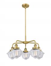 Innovations Lighting 916-5CR-BB-G532 - Oxford - 5 Light - 26 inch - Brushed Brass - Chandelier