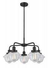 Innovations Lighting 916-5CR-BK-G532 - Oxford - 5 Light - 26 inch - Matte Black - Chandelier