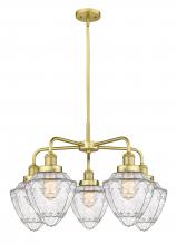 Innovations Lighting 916-5CR-SG-G664-7 - Bullet - 5 Light - 24 inch - Satin Gold - Chandelier