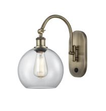 Innovations Lighting 918-1W-AB-G122-8 - Athens - 1 Light - 8 inch - Antique Brass - Sconce