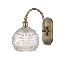 Innovations Lighting 918-1W-AB-G122C-8CL - Athens - 1 Light - 8 inch - Antique Brass - Sconce