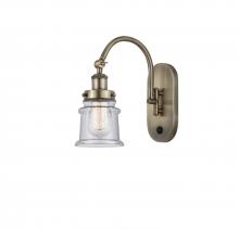 Innovations Lighting 918-1W-AB-G184S - Canton - 1 Light - 7 inch - Antique Brass - Adjustable Swing Arm
