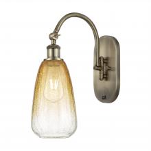 Innovations Lighting 918-1W-AB-G480-6AM - Brookhaven Almond - 1 Light - 6 inch - Antique Brass - Sconce