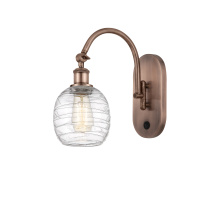 Innovations Lighting 918-1W-AC-G1013 - Belfast - 1 Light - 6 inch - Antique Copper - Sconce
